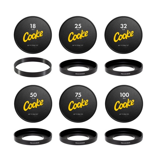 Cooke SP3 Caps and Rings set